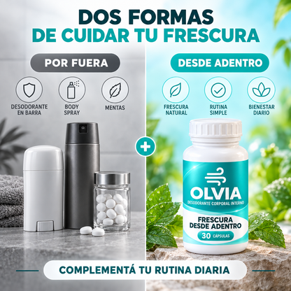 OLVIA – Desodorante Corporal Interno