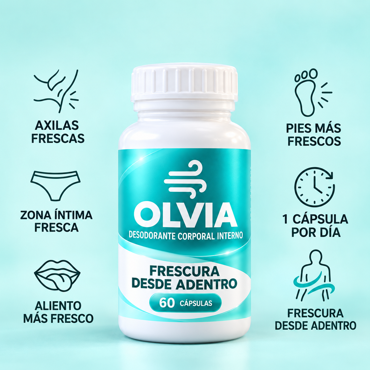 OLVIA – Desodorante Corporal Interno